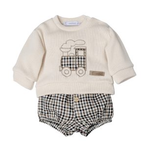 CONJUNTO POLOLO BEIGE CALAMARO