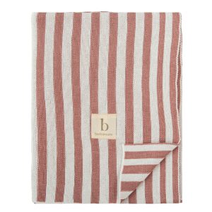 TOQUILLA TRICOT BAMBÚ STRIPES TERRACOTA BIMBIDREAMS