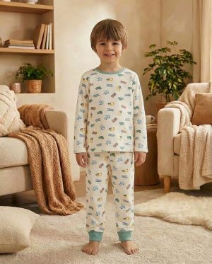 PIJAMA ALGODÓN BEIGE WATERLEMON