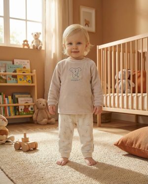 PIJAMA INVIERNO BEIGE WATERLEMON