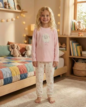 PIJAMA INVIERNO ROSA/BEIGE WATERLEMON