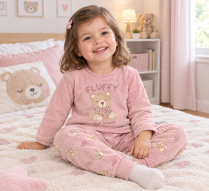 PIJAMA INVIERNO ROSA WATERLEMON