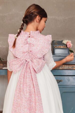 VESTIDO COMUNIÓN FLOR DE C