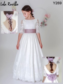 VESTIDO COMUNIÓN LOLA ROSILLO