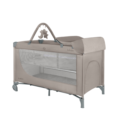 CUNA DE VIAJE SO GIFTED PLUS 2 NIVELES BEIGE KIKKABOO